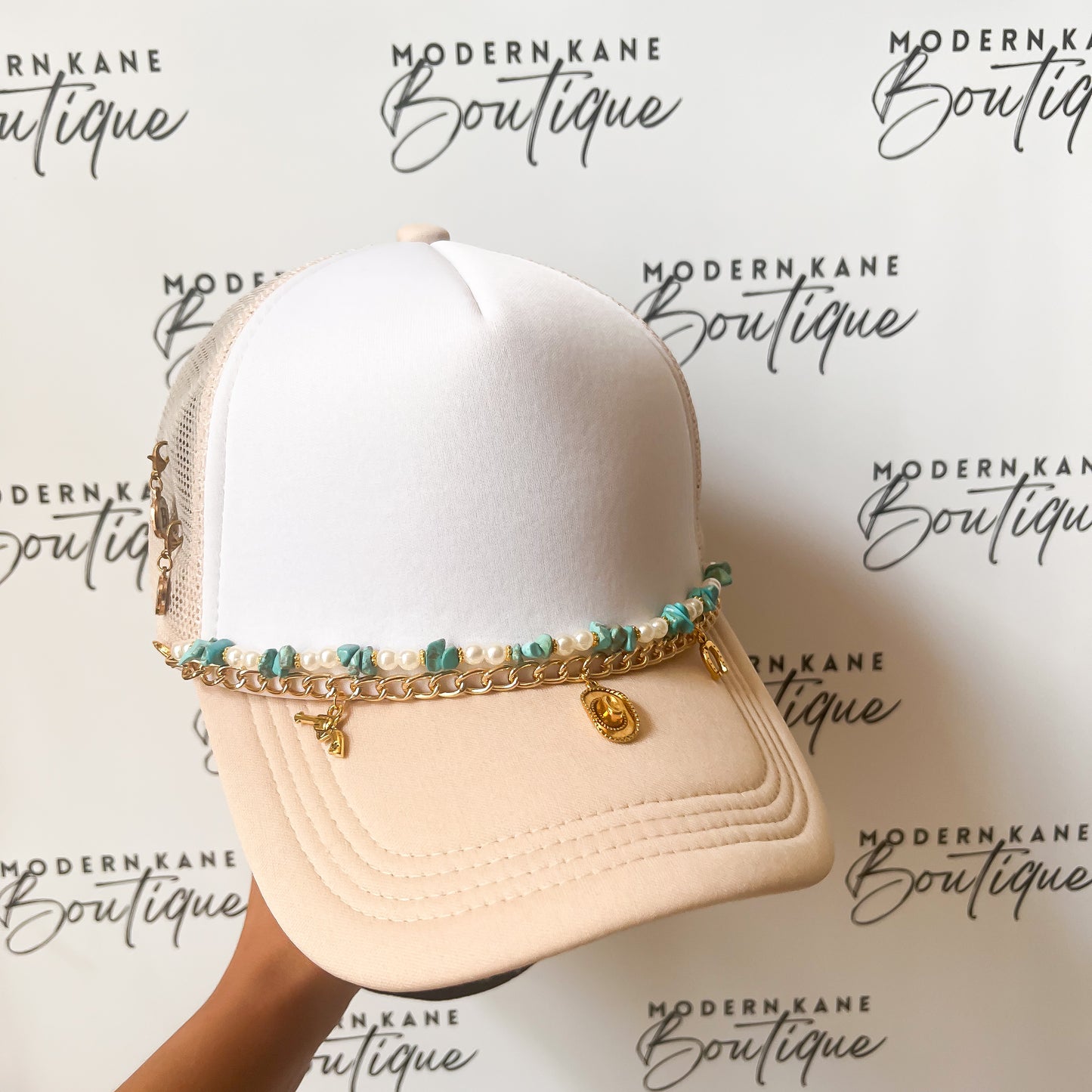 Western Charm & Show Mom Trucker Hat Chains
