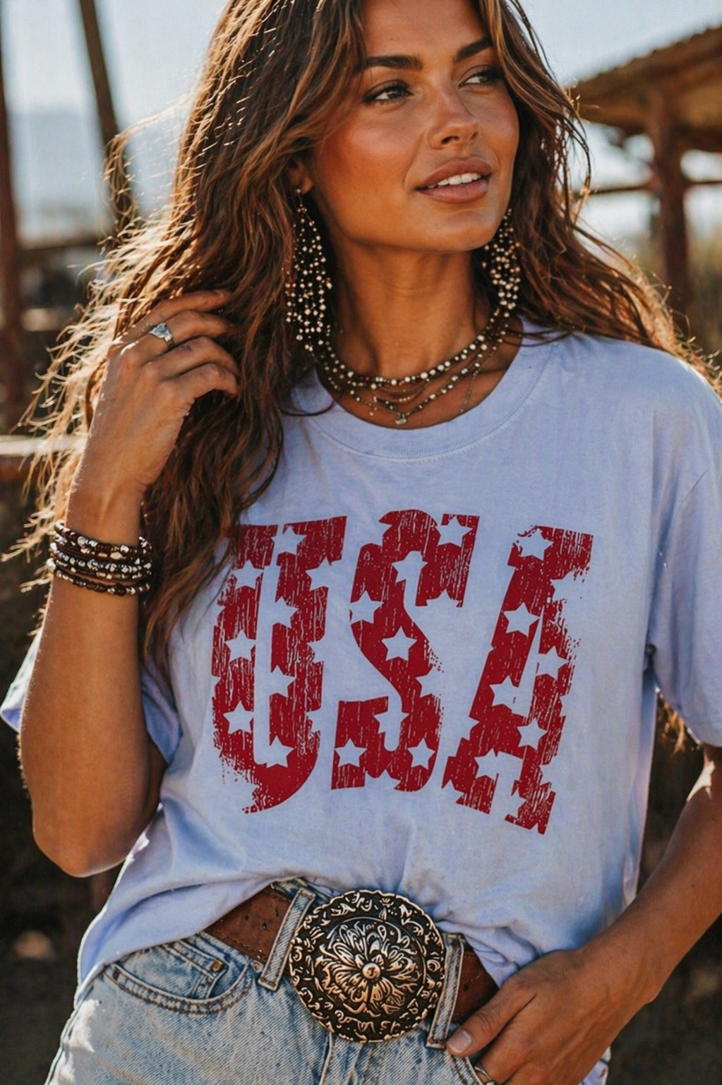 Vintage Stars USA Tee