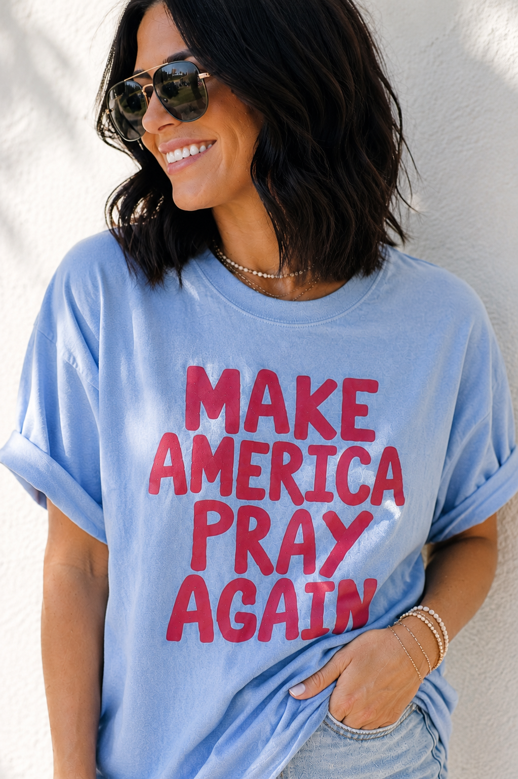 Pray Again Comfort Color Tee