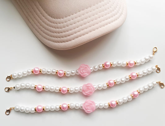Pink Rosie Trucker Hat Chain
