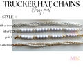 Trucker Hat Chain Classy Pearl