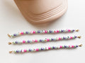 Pretty Multi Pearl Trucker Hat Chain