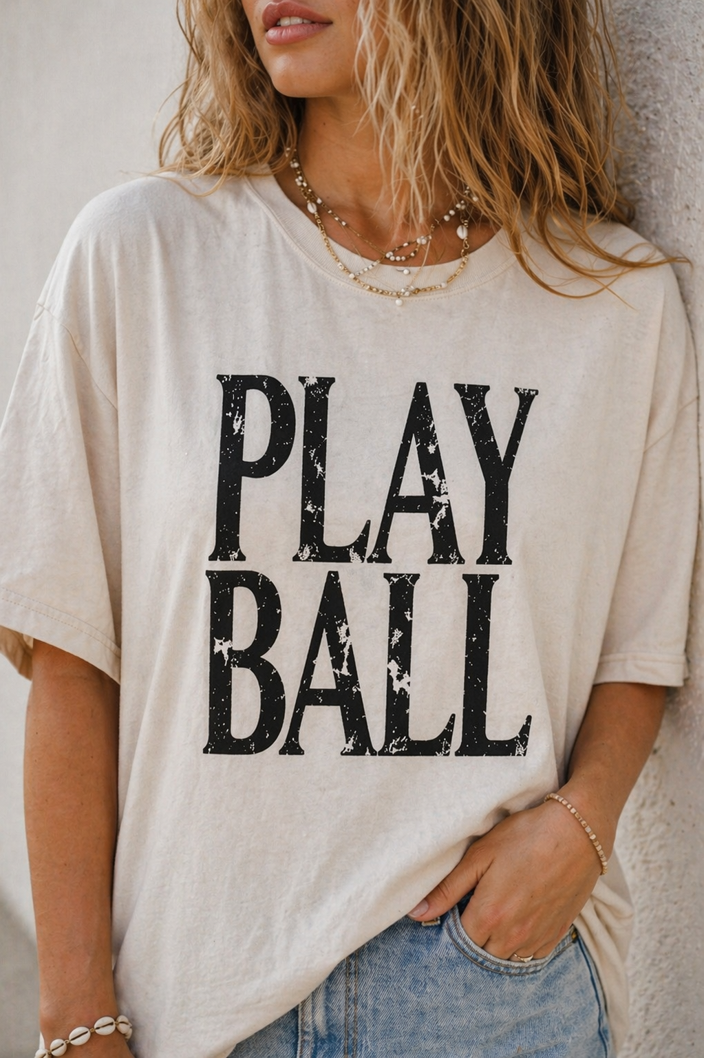 Vintage Play Ball Comfort Color Tee
