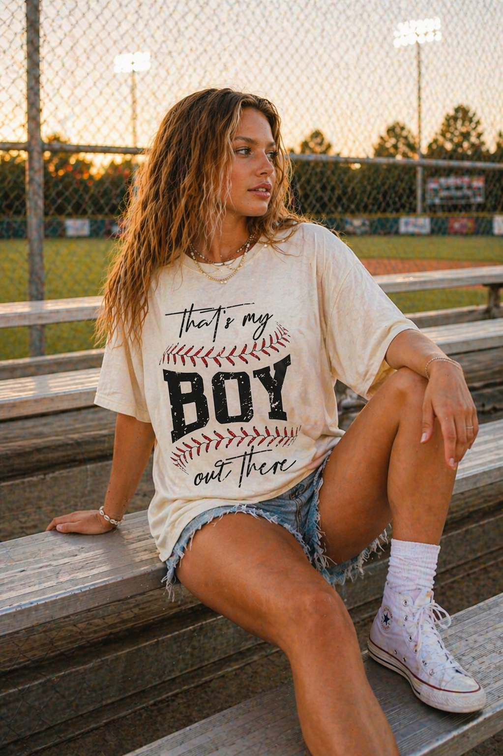 Baseball "Thats my boy out there" Graphic Tee