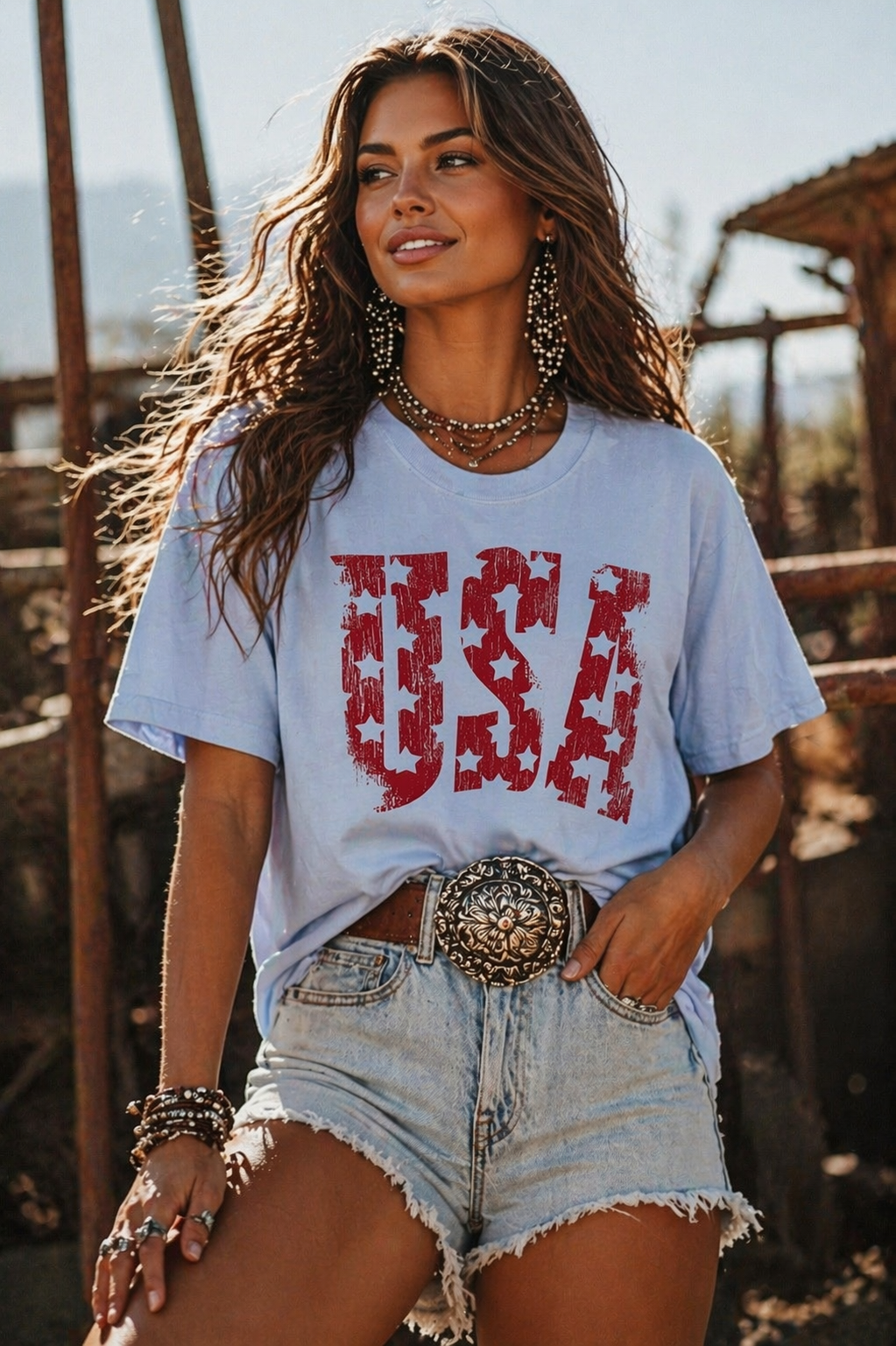 Vintage Stars USA Tee