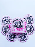 Racetrack Pretty Hat Patch