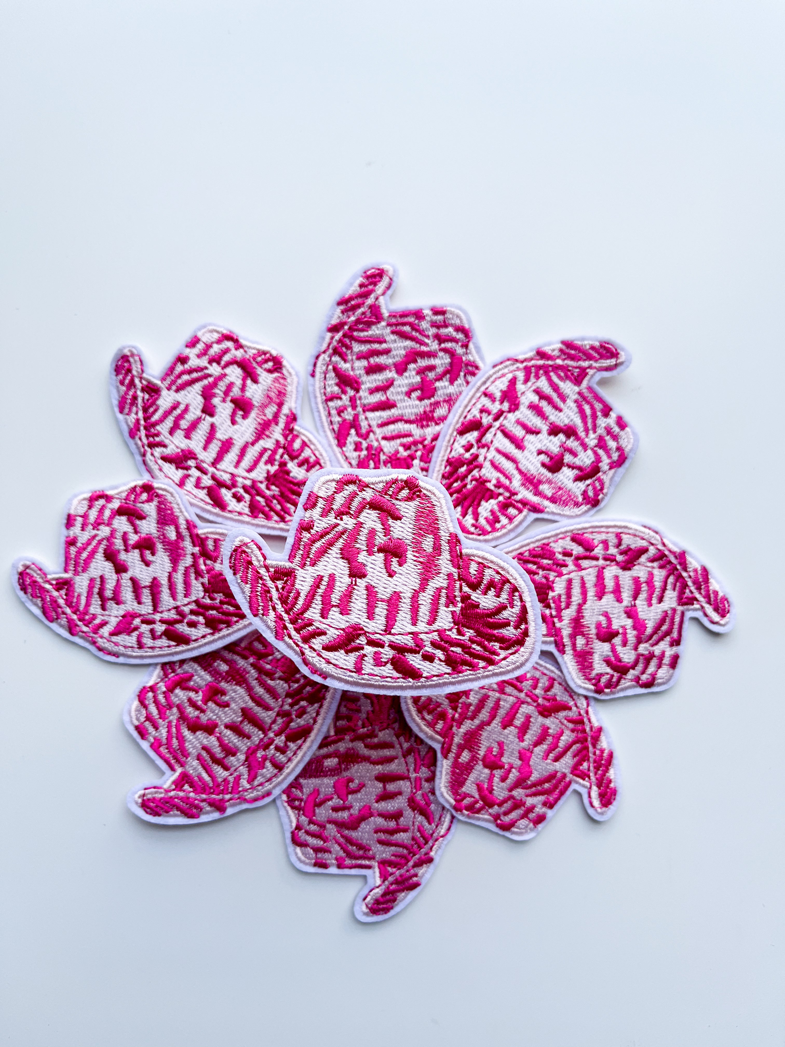 Pink Cowboy Hat Patch