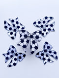 Soccer Bow Hat Patch