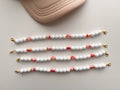 Pink Sherbert/White Trucker Hat Chain