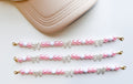 Pink Big Pearl & Bow Valentines Trucker Hat Chain