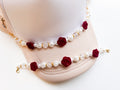 Classy Red Roses Valentines Trucker Hat Chain