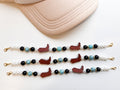 Turquoise Rock & Boots Trucker Hat Chain