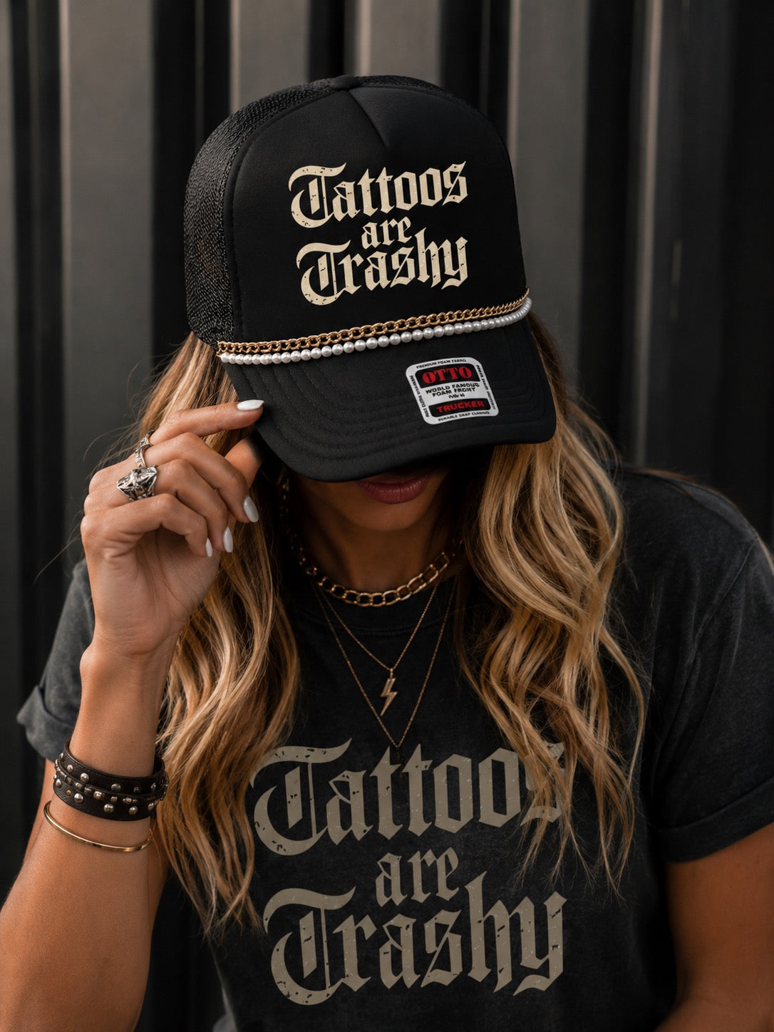 Tattoos Are Trashy Trucker Hat