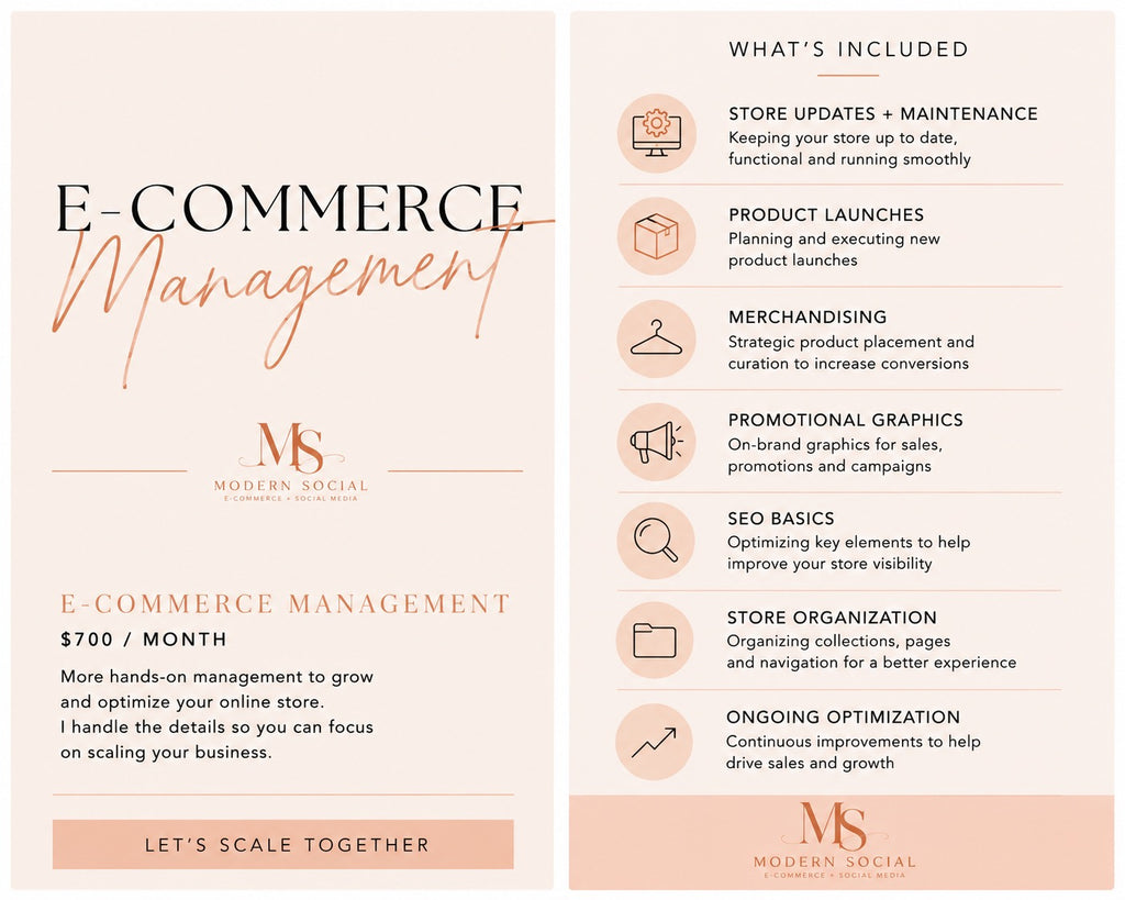 E - Commerce Support