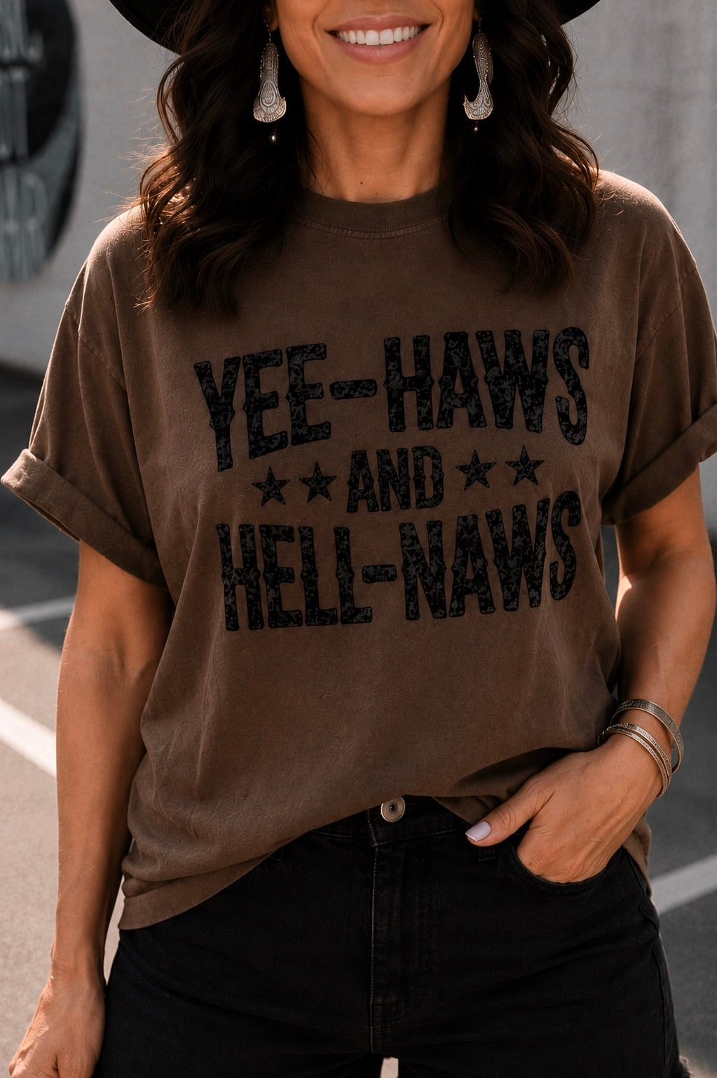 Yee Haws & Hell Naws Graphic Tee