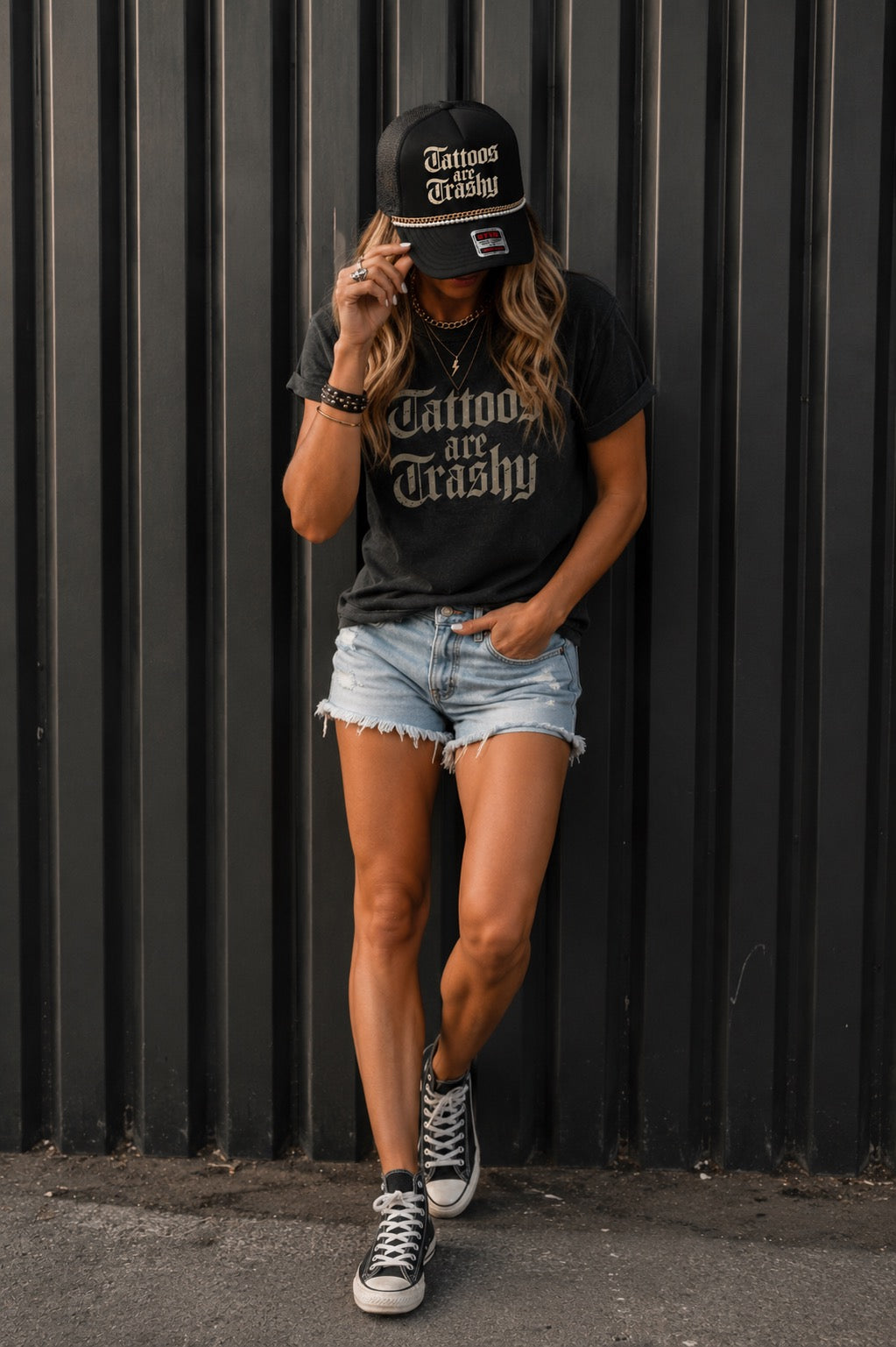 Tattoos Are Trashy Trucker Hat