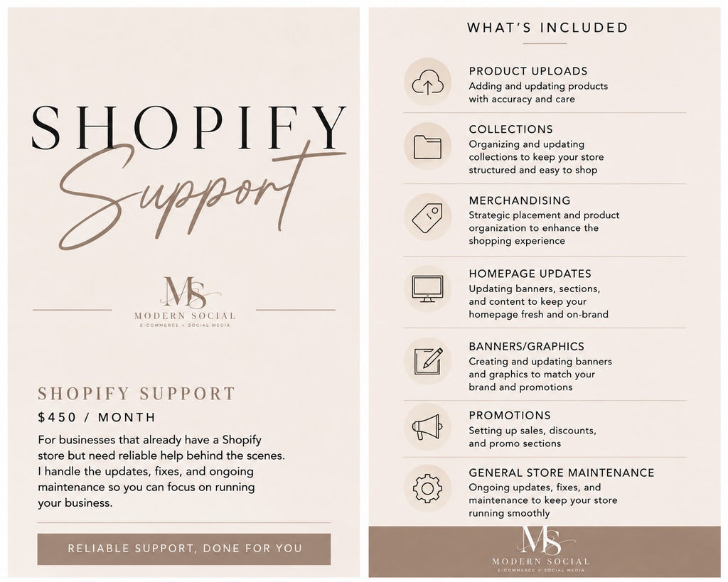 Shopify Support