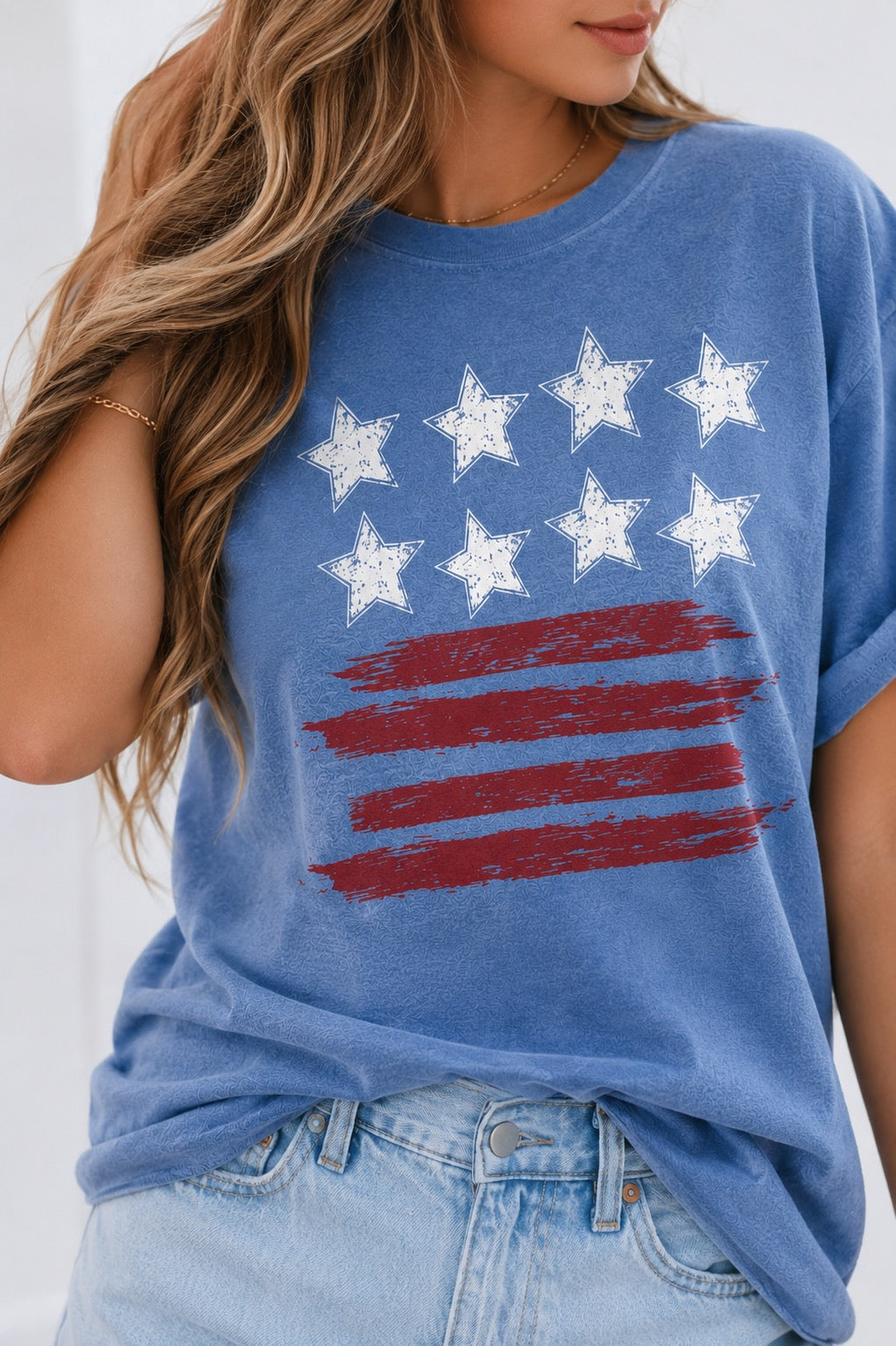 Vintage Stars & Stripes Comfort Color Tee