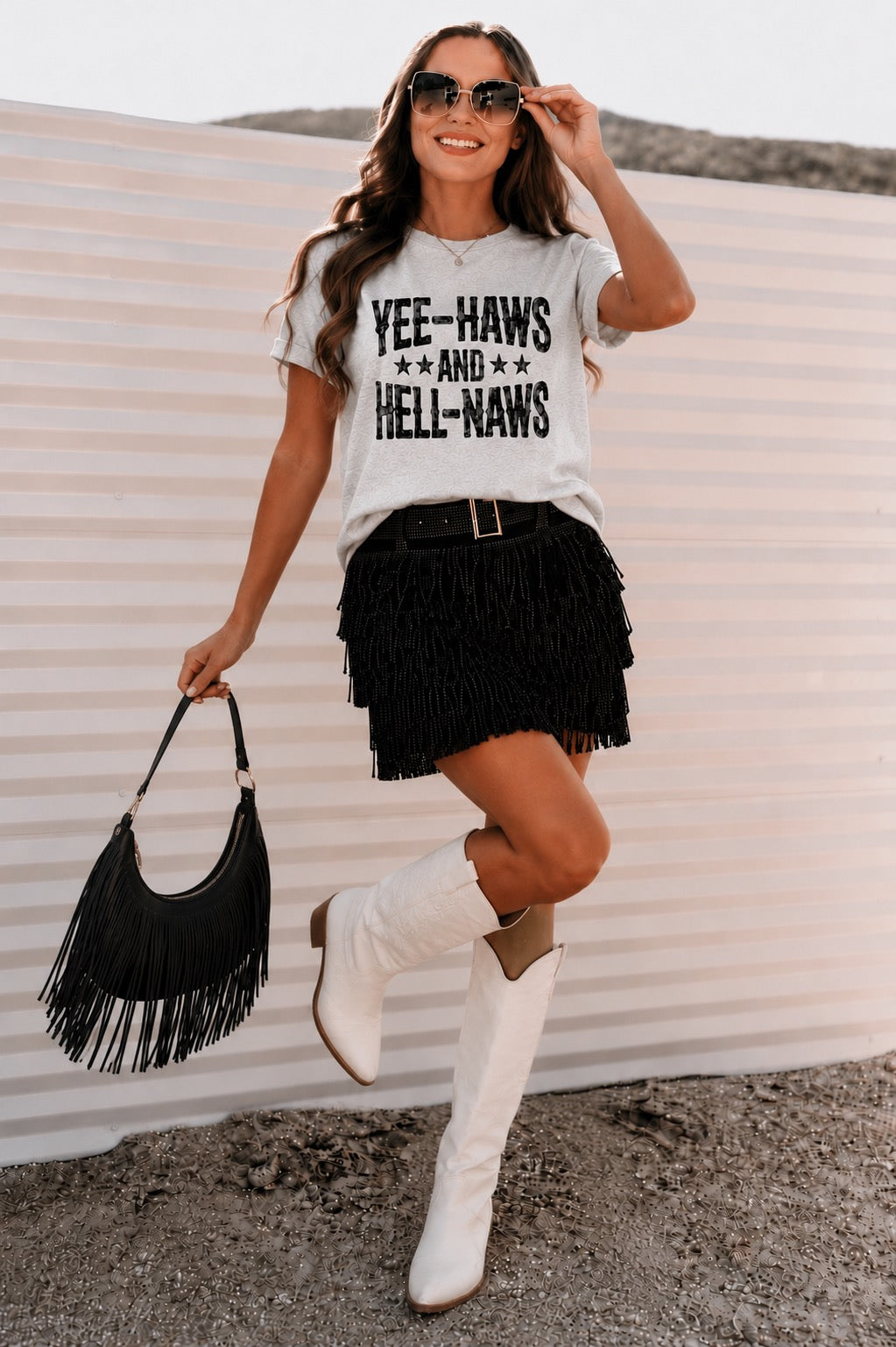 Yee Haws & Hell Naws Graphic Tee