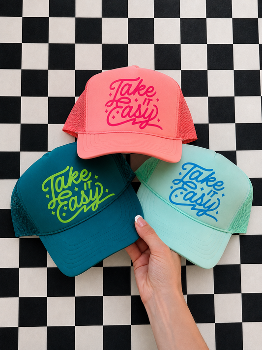 Take It Easy Bright Summer Hat Collection